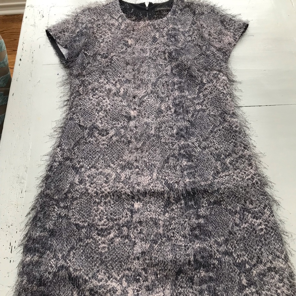 Banana Republic Python Pattern, Cap Sleeve, Mohai… - image 1